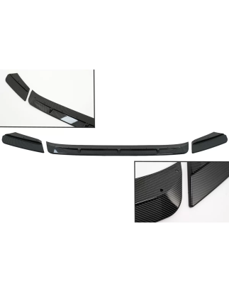 Spoiler paraurti anteriore Lip compatibile con BMW X3M G01 X4M G02 (2018-2020) M Sport look carbonio