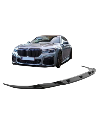 Spoiler paraurti anteriore Lip compatibile con BMW 7 Serie G11 G12 LCI M Sport (02.2019-in poi) nero
