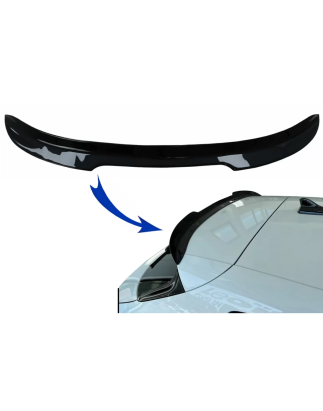 Spoiler tetto Cap compatibile con Seat Leon Mk4 (2020-in poi) nero lucido (Cod. K-RSSTLEMK4)