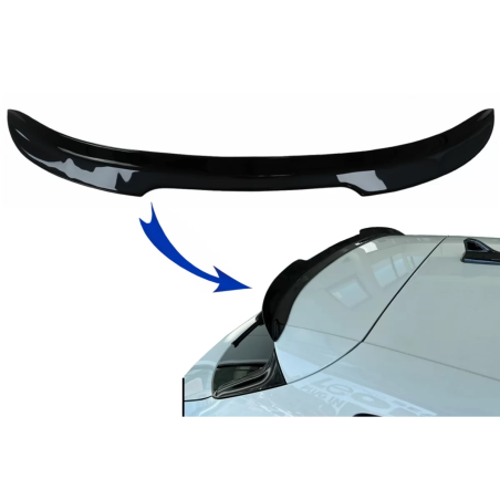 Spoiler tetto Cap compatibile con Seat Leon Mk4 (2020-in poi) nero lucido (Cod. K-RSSTLEMK4)