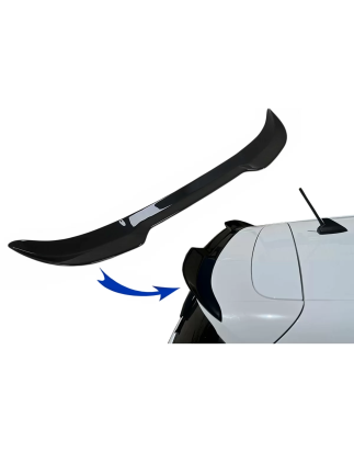Spoiler tetto Cap compatibile con Ford Fiesta Mk8 ST / ST-Line (2017-2021) nero lucido (Cod. K-RSFFI