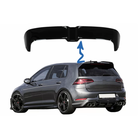 Spoiler tetto compatibile con VW Golf 7 VII (2012-2017) GTI OETT design nero lucido (Cod. K-RSVWG7GT