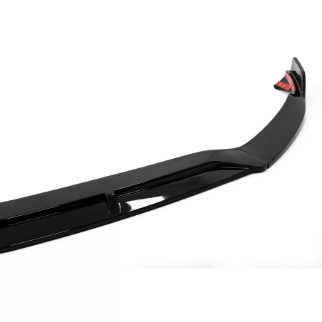 Spoiler paraurti anteriore Lip compatibile con Mercedes A-Classe W177 V177 (2018-2022) nero lucido (
