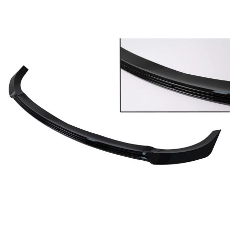 Spoiler paraurti anteriore Lip compatibile con Tesla Model Y (2020-in poi) nero lucido Add-On (Cod. 