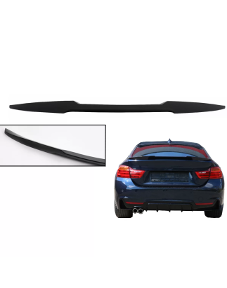 Spoiler baule compatibile con BMW 4 Serie Gran F36 (2014-2019) M4 design nero (Cod. K-TSBMF36M4CSMBN