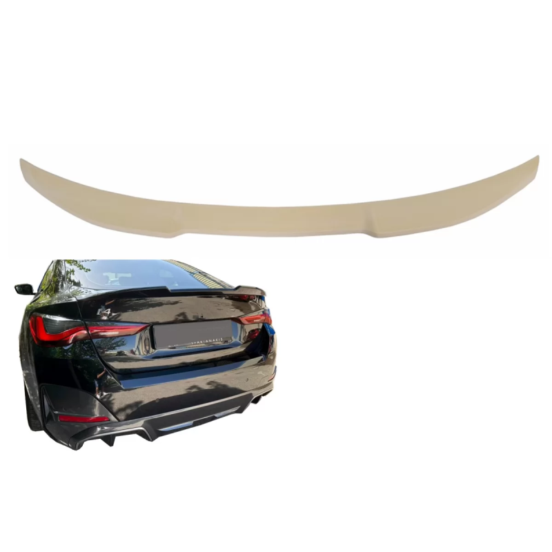 Spoiler baule Wing compatibile con BMW 4 Serie G26 i4 G26 BEV (2021-in poi) Gran (Cod. K-TSBMI4G26)