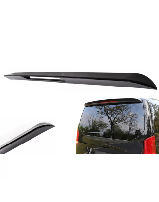 Spoiler tetto compatibile con Mercedes Classe V W447 (2014-04.2024) & EQV (2020-) Shiny nero (Cod. K