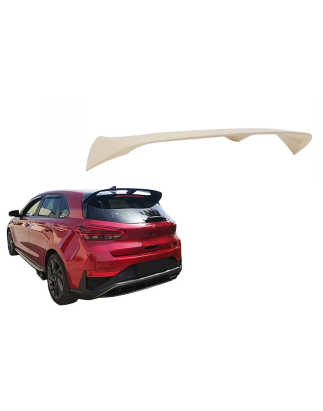 Spoiler tetto Wing compatibile con Hyundai i30 Mk3 Hatchback (2016-in poi) Unpainted (Cod. K-RSHYI30