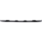 Spoiler paraurti posteriore Lip compatibile con VW Tiguan II Mk2 R/ R Line Facelift (2020-2024) nero