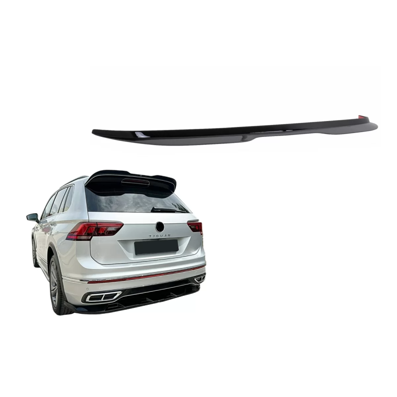 Spoiler tetto compatibile con VW Tiguan II Mk2 R/ R Line Facelift (2020-2024) nero (Cod. K-RSVWTIRLC