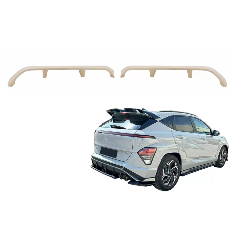 Spoiler tetto Wing compatibile con Hyundai Kona N-Line Mk2 (2023-) Unpainted (Cod. K-RSHYKMK2)