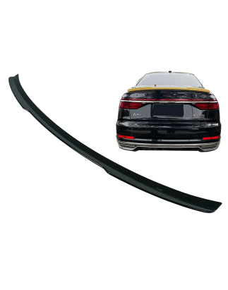 Spoiler baule Wing compatibile con Audi A8 D5 4N Berlina (2018-2022) Shiny nero (Cod. K-TSAUA8D5)
