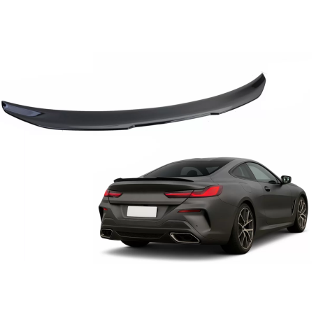 Spoiler baule compatibile con BMW 8 Serie G15 (2018-2026) nero lucido (Cod. K-TSBMG14CP)