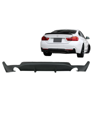 Paraurti posteriore Diffusore compatibile con BMW 4 Serie F32 F33 F36 (2013-) Cabrio M Performance d