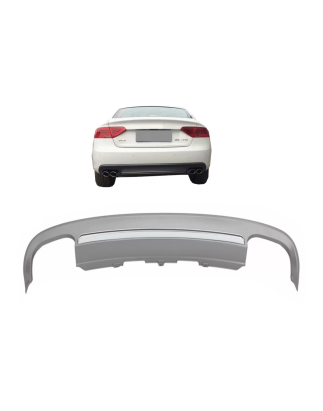 Paraurti posteriore Spoiler Diffusore compatibile con Audi A5 8T 2 Doors Cabrio (2012-2015) S5 desig