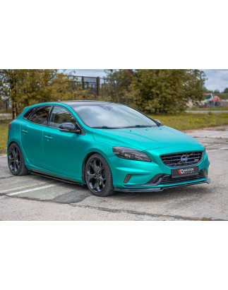 SPLITTER ANTERIORE Volvo V40 R-design (Cod. M-VO-V40-2-RDESIGN-FD1G)