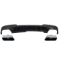 Double Outlet Diffusore d'aria Brilliant nero Edition con Terminali di scarico Sport M-Tech 550i des