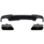 Double Outlet Diffusore d'aria Terminali di scarico nero Edition Sport M-Tech 550i design compatibil