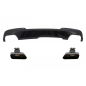 Double Outlet Diffusore d'aria Brilliant nero Edition con Terminali di scarico Sport M-Tech 550i V8 