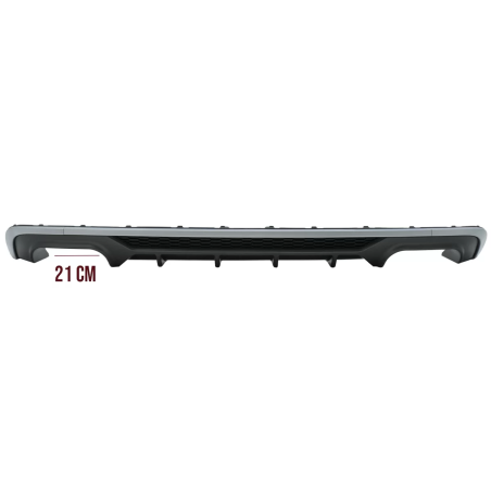 Paraurti posteriore Spoiler Diffusore compatibile con Audi A3 8V Facelift Hatchback Sportback (2016-