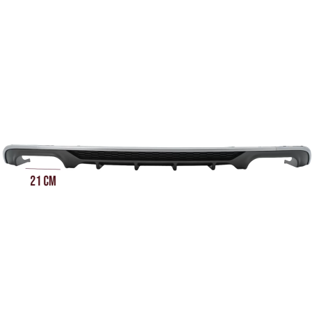 Paraurti posteriore Spoiler Diffusore compatibile con Audi A3 8V Facelift Berlina Convertible (2016-