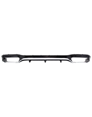 Diffusore posteriore compatibile con Mercedes Classe E W213 (2016-2019) E63 design cromato Edition (