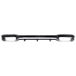 Diffusore posteriore compatibile con Mercedes Classe E W213 (2016-2019) E63 design cromato Edition (