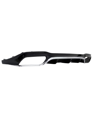 Diffusore posteriore compatibile con Mercedes Classe E W213 (2016-2019) E63 design cromato Edition (