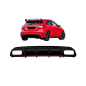 Paraurti posteriore Spoiler Diffusore compatibile con Mercedes A-Classe W176 Facelift (2015-2018) A4