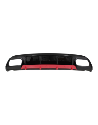 Paraurti posteriore Spoiler Diffusore compatibile con Mercedes A-Classe W176 Facelift (2015-2018) A4