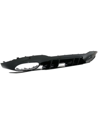 Paraurti posteriore Spoiler Diffusore compatibile con Mercedes A-Classe V177 Berlina (2018-) cromato