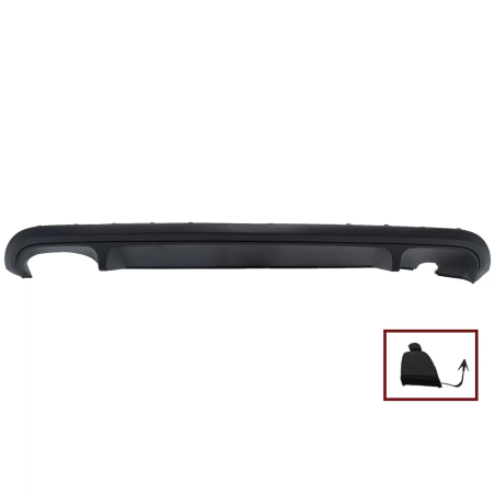 Paraurti posteriore Diffusore d'aria compatibile con VW Jetta Mk6 VI (2011-2014) GLI design (Cod. K-