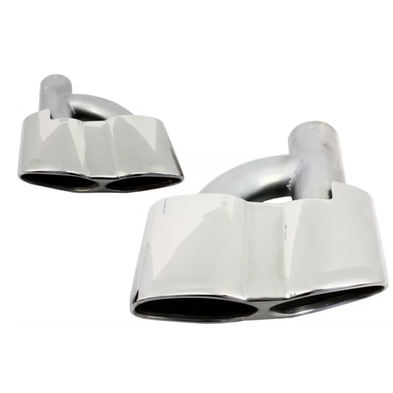 Terminali di scarico compatibile con Mercedes S-Classe W221 (2005-2013) S65 S63 design (Cod. K-TY-S6