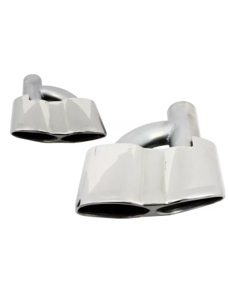 Terminali di scarico compatibile con Mercedes S-Classe W221 (2005-2013) S65 S63 design (Cod. K-TY-S6