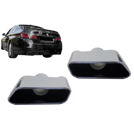 Terminali di scarico compatibile con BMW 5 Serie F10 F11 (2011-2017) Sport Performance design (Cod. 
