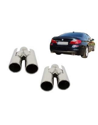 Terminali di scarico compatibile con BMW E60 E90 E92 E93 F10 F30 M3 M5 M6 ACS design (Cod. K-TY-E174
