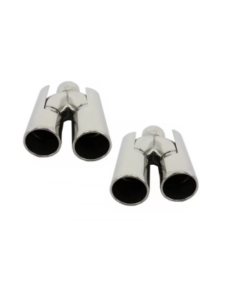 Terminali di scarico compatibile con BMW E60 E90 E92 E93 F10 F30 M3 M5 M6 ACS design (Cod. K-TY-E174