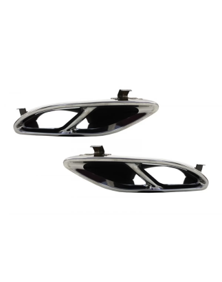 Terminali di scarico compatibile con Mercedes GLC 45 X253 C253 GLE SUV W166 C292 450 C-Classe W205 C