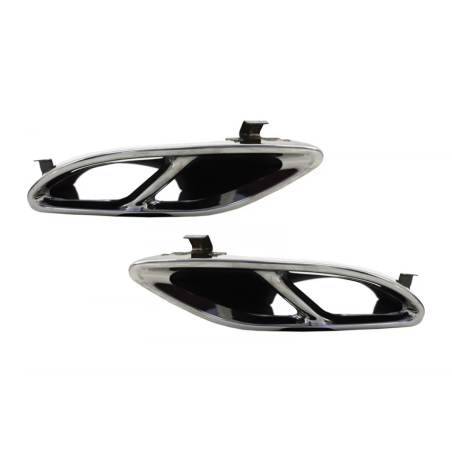 Terminali di scarico compatibile con Mercedes GLC 45 X253 C253 GLE SUV W166 C292 450 C-Classe W205 C