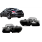 Terminali di scarico compatibile con Mercedes C-Classe W205 S205 C205 A205 C63 C63S Facelift (2019-i