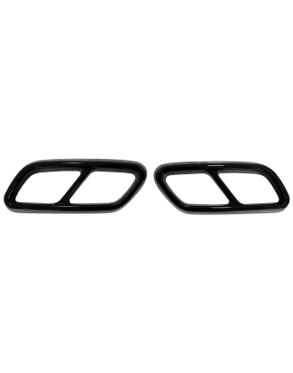 Terminali di scarico Frames compatibile con Mercedes C-Classe W206 S206 Sport Line (2021-in poi) ner