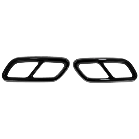 Terminali di scarico Frames compatibile con Mercedes C-Classe W206 S206 Sport Line (2021-in poi) ner