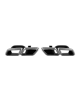 Terminali di scarico compatibile con Mercedes S-Classe W222 Classe E W212 S212 Facelift CLS W218 SL-