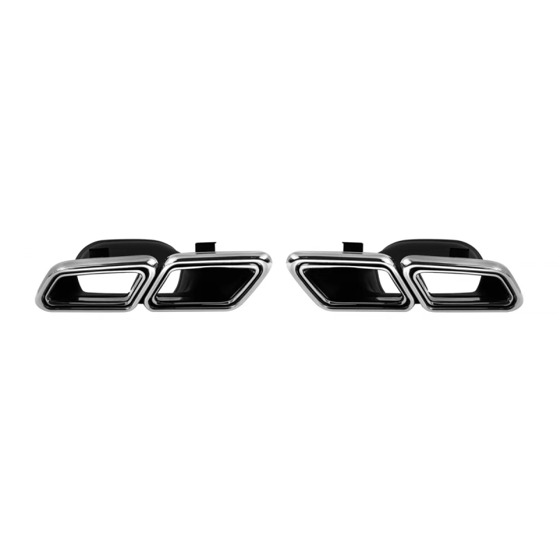 Terminali di scarico compatibile con Mercedes S-Classe W222 Classe E W212 S212 Facelift CLS W218 SL-