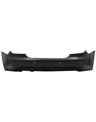 Paraurti posteriore compatibile con BMW 5 Serie E60 LCI (2007-2010) design M-Technik con PDC 18mm (C