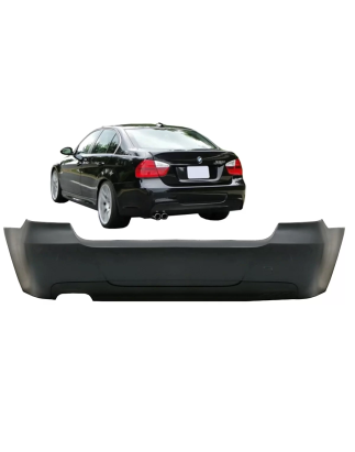 Paraurti posteriore compatibile con BMW 3 Serie E90 (2005-2011) design M-Technik (Cod. K-RBBME90MTPD
