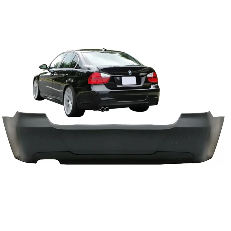 Paraurti posteriore compatibile con BMW 3 Serie E90 (2005-2011) design M-Technik (Cod. K-RBBME90MTPD
