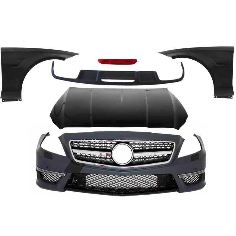Kit carrozzeria completo compatibile con Mercedes CLS W218 C218 Berlina (2011-2018) CLS63 design (Co