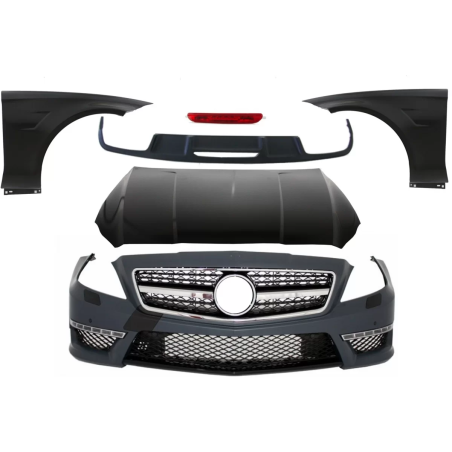 Kit carrozzeria completo compatibile con Mercedes CLS W218 C218 Berlina (2011-2018) CLS63 design (Co