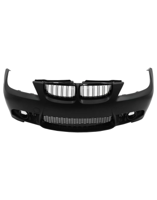 Paraurti anteriore con Griglie a doppio rene compatibile con BMW 3 Serie E90 E91 LCI (2008-2011) Ber